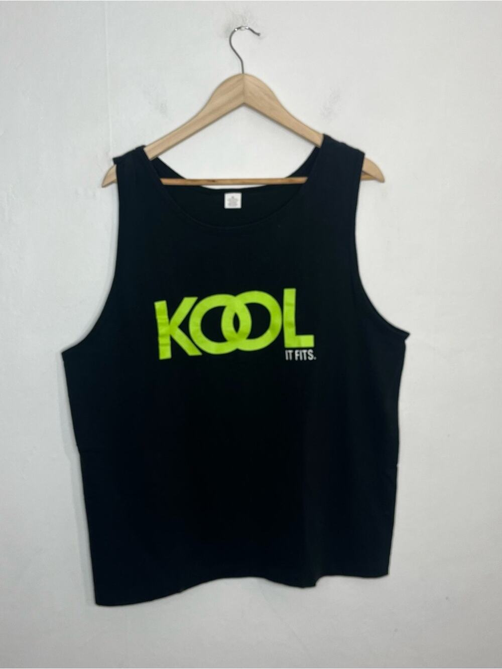 Vintage KOOL Cigarettes Tobacco Muscle Tank Black Graphic Promo Tee Size XL